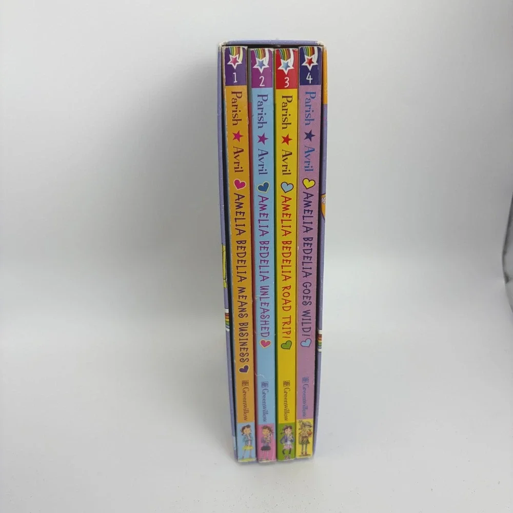Amelia Bedelia Chapter Books‎ Boxed Set 1-4 Paperback No Stickers